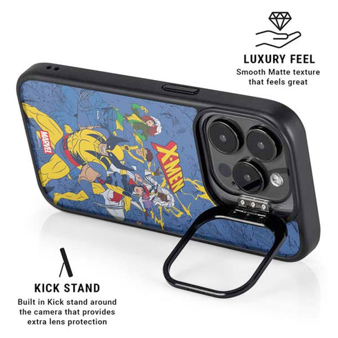 Marvel X-Men Team iPhone 14 Pro Kickstand Case